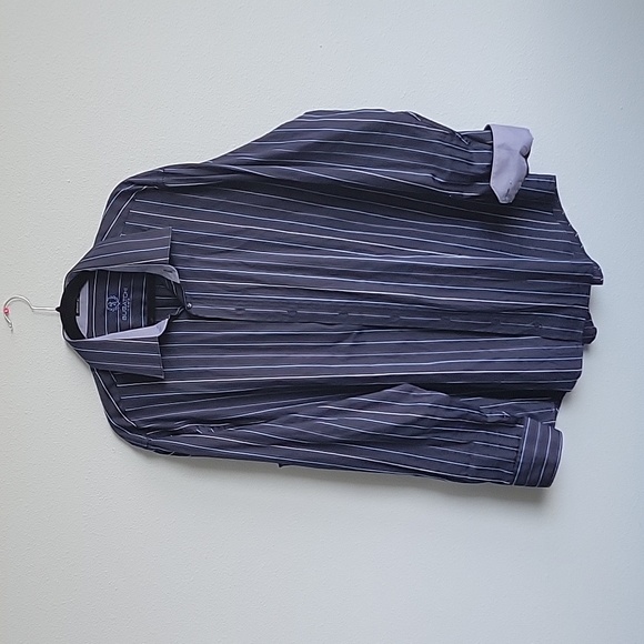 Bugatchi Uomo Button Up Roll Cuff Long Sleeve Shirt - Picture 1 of 8